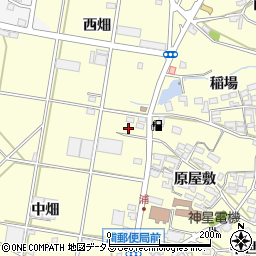 愛知県田原市浦町中畑200周辺の地図