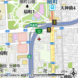 大阪府大阪市北区末広町3-9周辺の地図