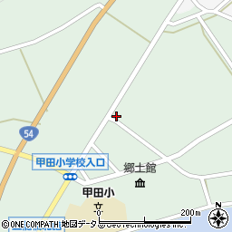 広島県安芸高田市甲田町上甲立380周辺の地図