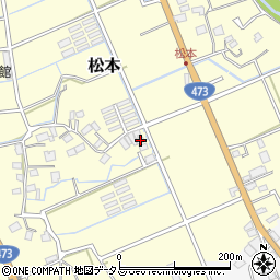 静岡県牧之原市松本105周辺の地図