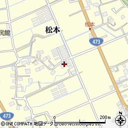 静岡県牧之原市松本106周辺の地図