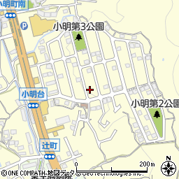 奈良県生駒市小明町2111-8周辺の地図