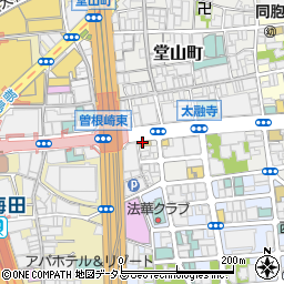 梅田囲碁センター周辺の地図