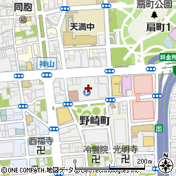 大阪府大阪市北区南扇町7周辺の地図