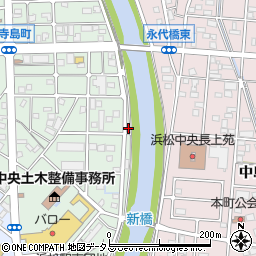 静岡県浜松市中央区北寺島町722周辺の地図