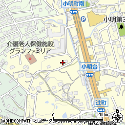 奈良県生駒市小明町1366周辺の地図
