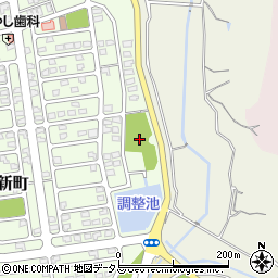 片田団地東公園周辺の地図