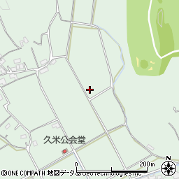 岡山県総社市久米周辺の地図