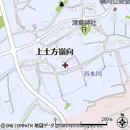 静岡県掛川市上土方嶺向939周辺の地図