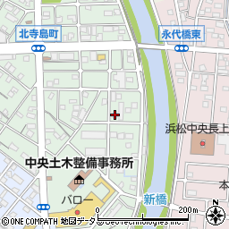 静岡県浜松市中央区北寺島町409周辺の地図