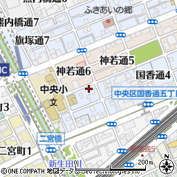 兵庫県神戸市中央区国香通6丁目3-22周辺の地図