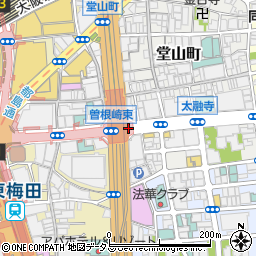 曽根崎東周辺の地図