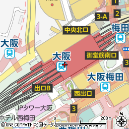 551 蓬莱 梅田大丸店 イートインカウンター周辺の地図