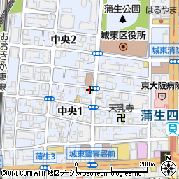 日本キリスト教団蒲生教会周辺の地図