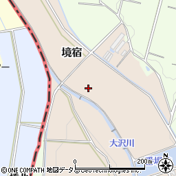 静岡県湖西市境宿周辺の地図