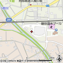 静岡県磐田市刑部島314周辺の地図