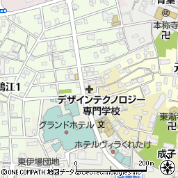 静岡県浜松市中央区成子町170周辺の地図