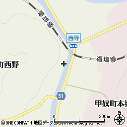 広島県三次市甲奴町西野193周辺の地図