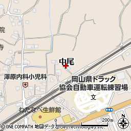 岡山県岡山市東区中尾574周辺の地図