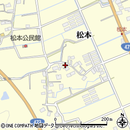 静岡県牧之原市松本154-2周辺の地図