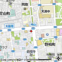 なか卯梅田太融寺店周辺の地図