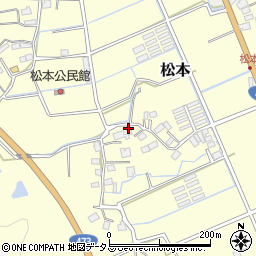 静岡県牧之原市松本502周辺の地図