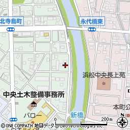 静岡県浜松市中央区北寺島町427周辺の地図