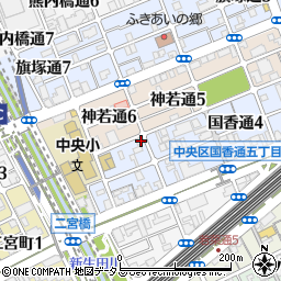 兵庫県神戸市中央区国香通6丁目3-23周辺の地図