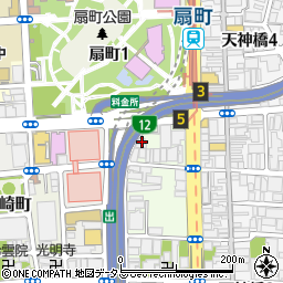 大阪府大阪市北区末広町3-14周辺の地図