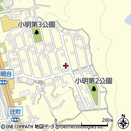 奈良県生駒市小明町2117-5周辺の地図