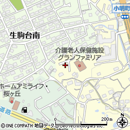 奈良県生駒市小明町1130-128周辺の地図