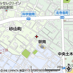 静岡県浜松市中央区北寺島町180周辺の地図