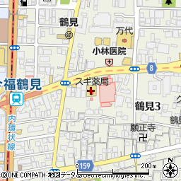 スギ薬局今福鶴見店周辺の地図