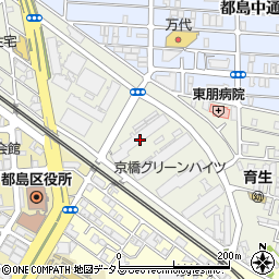 京橋グリーンハイツ１号棟周辺の地図