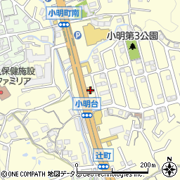 奈良県生駒市小明町2102周辺の地図