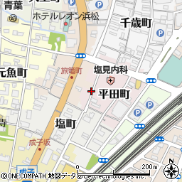 【駐車場間違い注意】大貫邸:平田町駐車場周辺の地図
