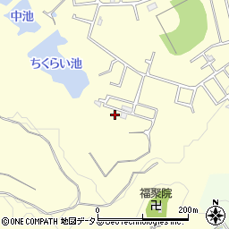 兵庫県神戸市西区櫨谷町長谷84-50周辺の地図