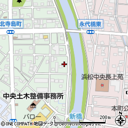 静岡県浜松市中央区北寺島町425周辺の地図