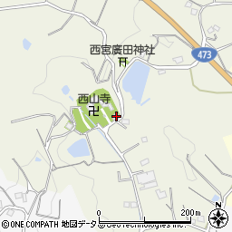 静岡県牧之原市西山寺204周辺の地図