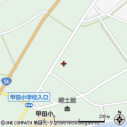 広島県安芸高田市甲田町上甲立332周辺の地図