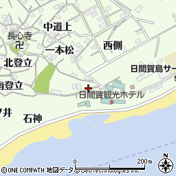 愛知県知多郡南知多町日間賀島天ノ山周辺の地図