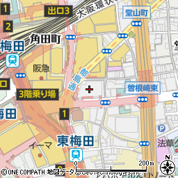 大阪富国生命ビル周辺の地図