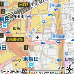 立命館大阪キャンパス社会人大学院周辺の地図