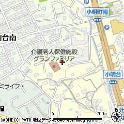 奈良県生駒市小明町1872周辺の地図