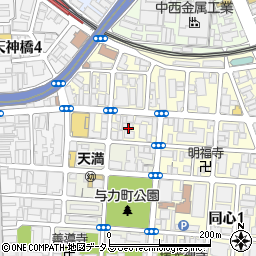 大阪硝子株式会社周辺の地図