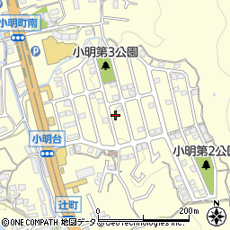 奈良県生駒市小明町2111-11周辺の地図