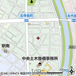 静岡県浜松市中央区北寺島町393周辺の地図