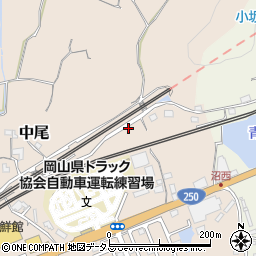 岡山県岡山市東区中尾375周辺の地図