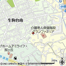 奈良県生駒市小明町1130-122周辺の地図