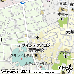静岡県浜松市中央区成子町179周辺の地図